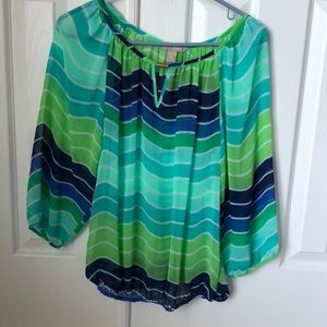 Banana Republic Sheer Blouse - Size S